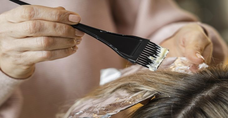 Ash Gray Hair Color for Women in Bangkok