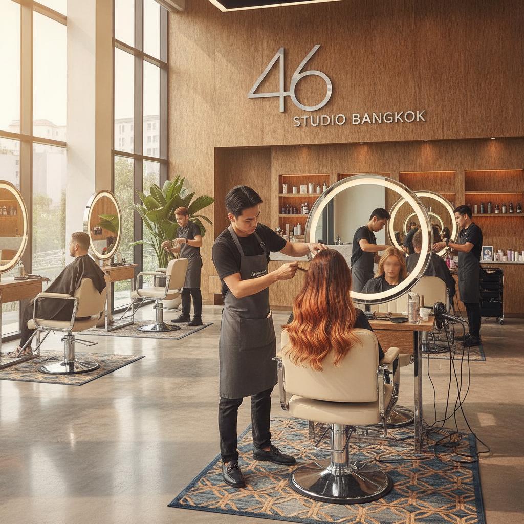 46 Studio Bangkok: Best Balayage & Vibrant Hair Color