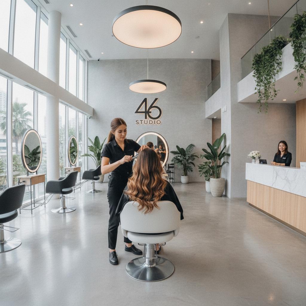 Bangkok Balayage: Sun-Kissed Hair at 46 Studio